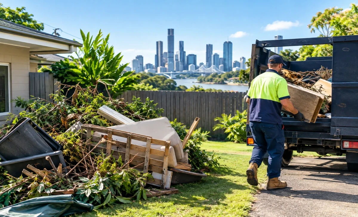 Backyard rubbish removal in Brisbane