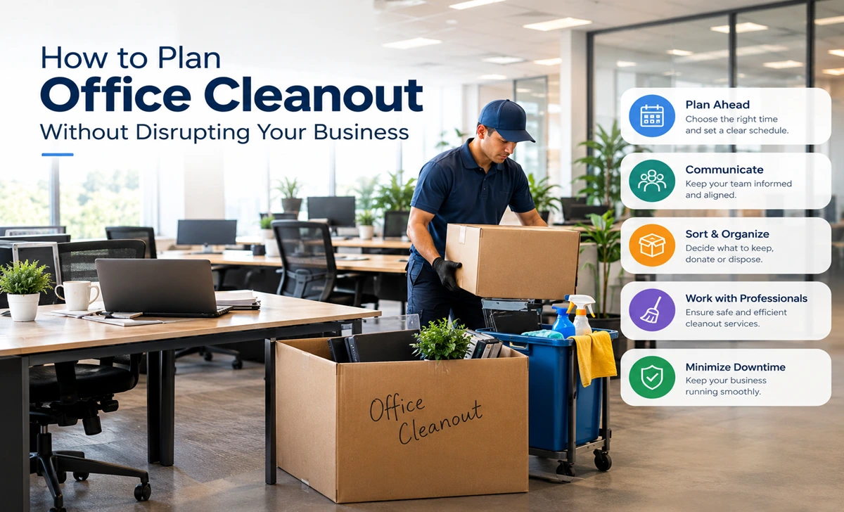 Office cleanout without business disruption