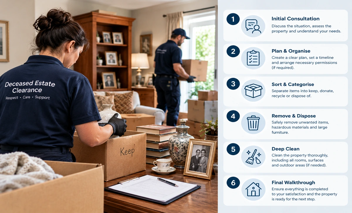 Cleaning Out a Deceased Estate Process